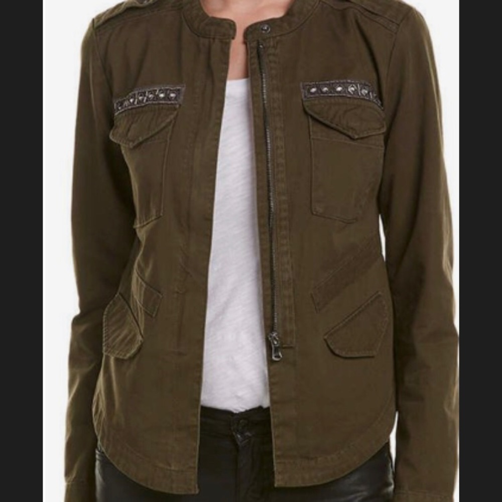 Romeo & Juliet Couture Military Jacket Olive Small
